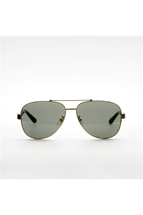 uomo grande occhiali da sole gucci aviator|Men's Designer Luxury Aviator Sunglasses .